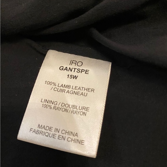 Authentic IRO leather jacket - Picture 4 of 9